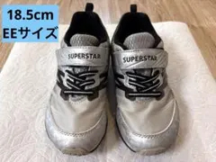 18.5cm EE Moonstar SUPERSTAR スニーカー シルバーのサムネイル