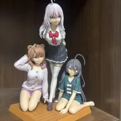 フィギュア 3体セット 制服 カジュアル ロシデレのヒロインたち