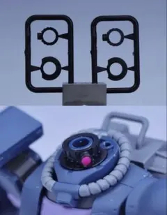 HG 1/144 ザク　メインカメラ モノアイ　改造パーツのサムネイル