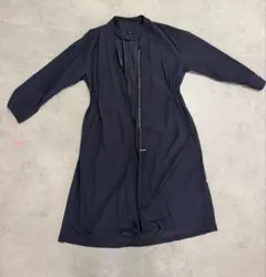 NINE_スプリングコート　ナイロン製　紺色