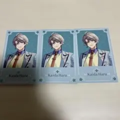甲斐田晴　5thanniversary チェキ風カード　 3枚セット