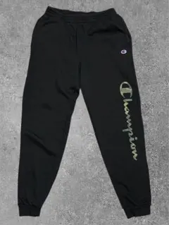 Champion チャンピオン スウェットパンツ 迷彩 ブラック 大きいサイズ