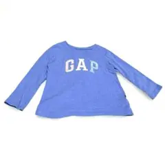 BabyGAP ギャップ 青 ロゴラメ ロンT トップス 80 12-18m