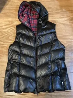 ダウンベスト　リバーシブル　レディースM
