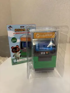 あつまれどうぶつの森 一番くじ タヌポート ATM型貯金箱 あつ森 電池付