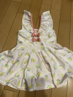 サマンサモスモス ラーゴム ワンピース水着 110 ピンク 夏 プール 水遊び