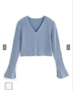 スリットフレアスリーブニットカーディガン［an1241］ GRL