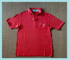 オレンジのポロシャツ 半袖