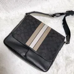 ⭐︎超極美品⭐︎コーチ ショルダーバッグ クロスボディ シグネチャー トンプソン 黒