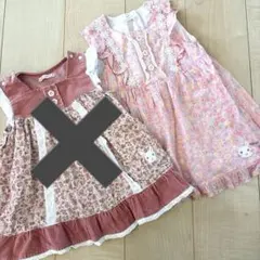 クーラクール　花柄ウサギワンピース　右のみ一点