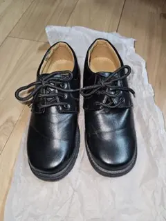 黒フォーマルシューズ レースアップ　24cm
