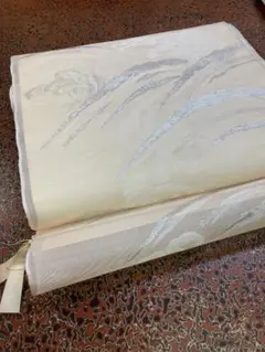 伝統工芸品【西陣織】翠松寿栄波涛錦紋 丸帯 - メルカリ