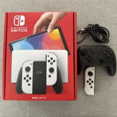 Nintendo Switch有機ELホワイト＋純正プロコン 動作確認済