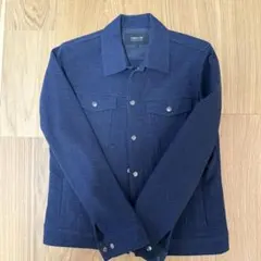 COMME CA ISM ネイビー テーラードジャケット　カジュアル