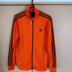 adidas トラックジャケット オレンジ