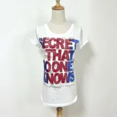 アンナケリージーンズ✨半袖プリントＴシャツ【38】ロング　薄手のサムネイル