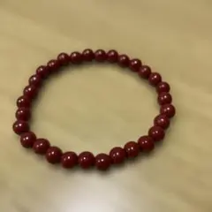 天然石辰砂♡シンプルブレスレット