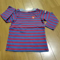 値下げホットビスケッツ★80　ボーダー柄　長袖Tシャツ 　カットソー