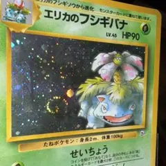 美品・旧裏】ポケモンカード エリカのフシギバナ キラ ジム拡張第2弾