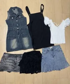 レディース 夏服 まとめ売り トップス ミニスカ SHEIN など 6点