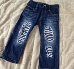 Rad Custom 90cm ゼブラ柄ジーンズ