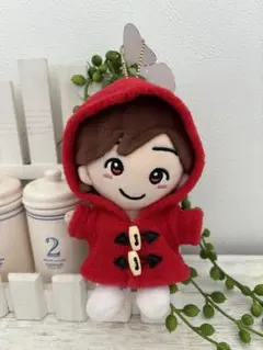 ダッフルコート 赤☆ちびぬい 服☆ハンドメイド なにわ男子 コスチューム 洋服