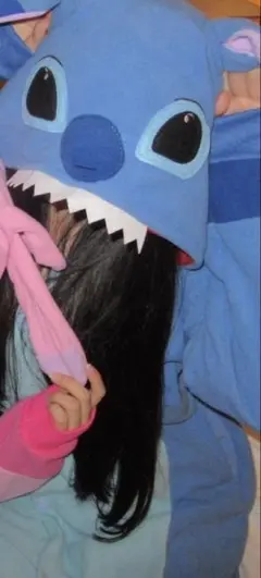 スティッチ フード付きパーカー