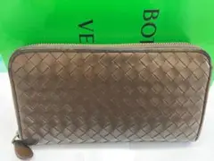 ボッテガヴェネタ長財布　ブラウン　オリジナル色