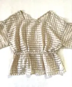 earth music&ecology ベージュ トップス