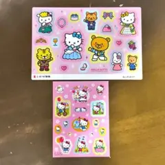 ハローキティ キャラクターシール 2枚セット