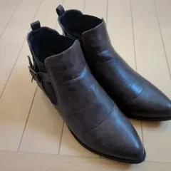 リバティドール　ダークブラウン サイドゴアブーツ　　　24.5cm