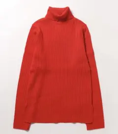 【試着のみ】Ungridウォッシャブルタートルニット 赤 タートルネック レッド