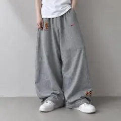 NIKE ナイキ スウェットパンツ 極太 バギー バルーンパンツ 刺繍ロゴXL