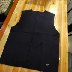 クロコダイル　ハーフミラノリブプルオーバーベスト　手洗いOK