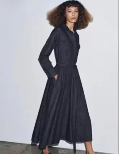 ZARA デニムワンピース　Lサイズ　大き目