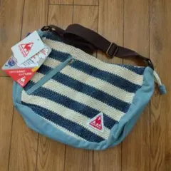 le coq sportif ストライプ ショルダーバッグ