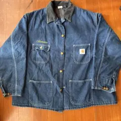 カーハート XL ハートタグ チェンジボタン ブランケット デニム