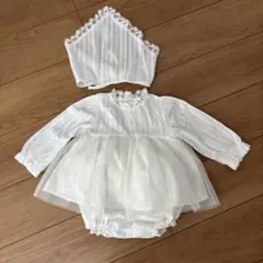 ※着画あり　バースデイ　コトリ　レースブラウスセット　90cm