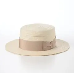 極美品】GUCCI グッチ フェイクラフィア ハット バンブー 1回使用 