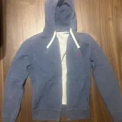 Polo Ralph Lauren ネイビー フルジップパーカー