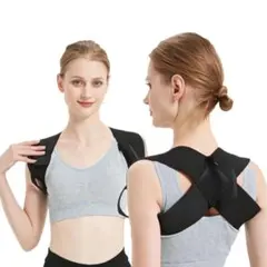 姿勢サポーター 着脱簡単 男女兼用 姿勢ベルト 猫背ベルト 伸縮性