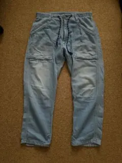 Lee ライトブルー ベイカーパンツ　ペインターS