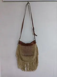 Ralph Lauren フリンジ付きショルダーバッグ