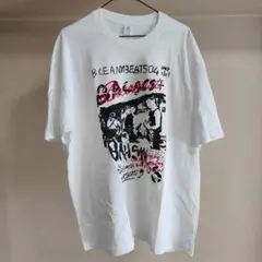 グラフィックプリント Tシャツ ホワイト メンズ/レディース　3XL　※9