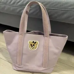 即日発送☆オールドテディガール ワッペントートバッグ L ペールパープル