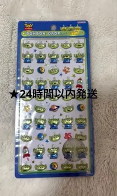【正規品】ボンボンドロップシール mini トイストーリー　エイリアン