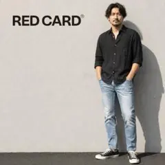 RED CARD｜スリムテーパードストレッチデニム26レッドカードSafari