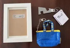 IKEA フォトフレーム　小物入れ　携帯ホルダー