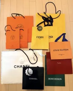エルメス シャネル フェンディ ショッパーまとめ売り 美品