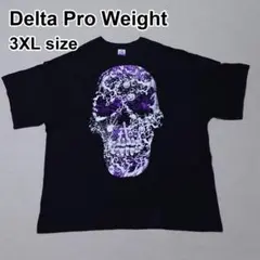 Delta ハロウィン スカル 蜘蛛の巣 3XL ブラック パープル RIPのサムネイル